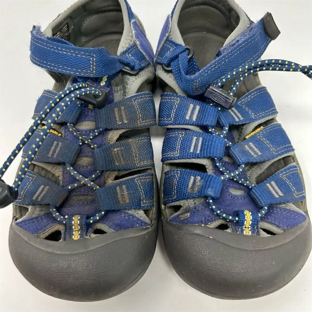 KEEN Youth Newport H2 Blue Water Sandals Size 2 Hiking Sports Summer Comfort